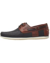 barbour capstan boat shoes navy