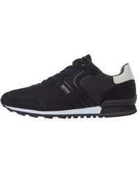 hugo boss white trainers mens
