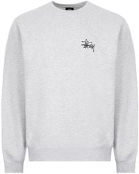 stussy grey sweatshirt