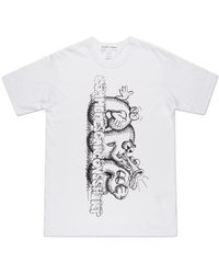 Comme des Garçons X Kaws Print T-shirt - White