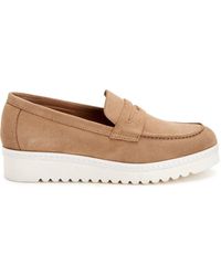 aquatalia suede loafers