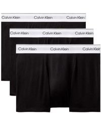 Calvin Klein - 3 Pack Icon Cotton Stretch Relaxed Fit Trunk - Lyst