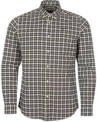 Barbour Lamesley Tailored Shirt Olive - Multicolour