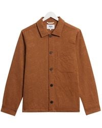 Wax London - Rockley Honeycomb Jacquard Overshirt - Lyst
