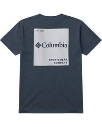 Columbia - Csc Back Logo T-Shirt - Lyst
