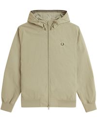 Fred Perry - Hooded Brentham Spring Jacket - Lyst