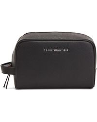 Mens Bags Toiletry bags and wash bags Palm Angels Synthetic Nylon Wash Bag in Black for Men 