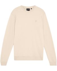 Lyle & Scott - Lyle & Scott Tonal Superfine Crew Neck Sweat - Lyst