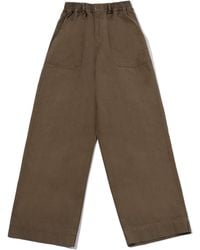 KAPPY DESIGN - One Tuck Wide Fatigue Pants - Lyst