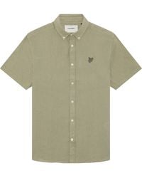 Lyle & Scott - Lyle & Scott Short Sleeve Linen Shirt - Lyst