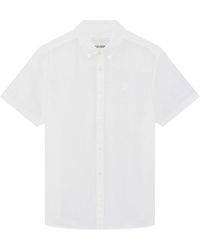 Lyle & Scott - Lyle & Scott Short Sleeve Linen Shirt - Lyst