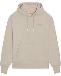 guess white hoodie mens