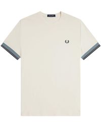 Fred Perry - Twin Tipped Cuff T-Shirt - Lyst