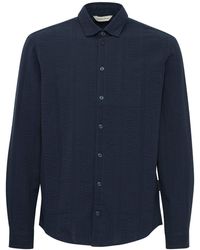 Casual Friday - Thom Seersucker Ls Shirt - Lyst