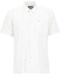 Barbour - Nelson Linen Short Sleeve Shirt - Lyst