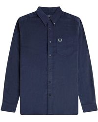 Fred Perry - Sim Fit Needle Cord Shirt - Lyst
