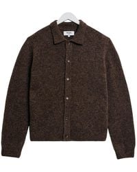 Wax London - Tristan Fluffy Wool Blend Polo - Lyst