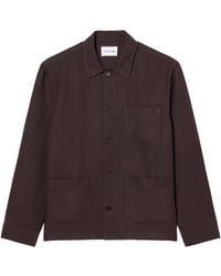 Lacoste - Ch1841 Linen Blend Overshirt - Lyst