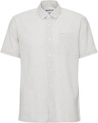 Barbour - Nelson Linen Short Sleeve Shirt - Lyst