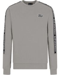 emporio armani ea7 tape 2 crew sweatshirt