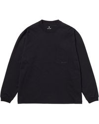 Snow Peak - Og Mercerized Long Sleeve T-Shirt - Lyst
