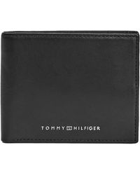 Tommy Hilfiger Leather Stripe Mini Cc Wallet Keyfob Gift Set in Blue for  Men - Lyst