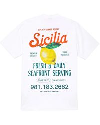 Replay - Sicilia Lemon Vintage T-Shirt - Lyst