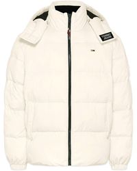 Tommy Hilfiger Tommy Jeans Essential Poly Jacket Smooth Stone - Natural