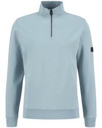 Barbour - Ilford Interlock Quarter Zip Sweatshirt - Lyst