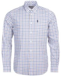 Barbour Sandstone Tattersall 13 Tailored Shirt - Blue