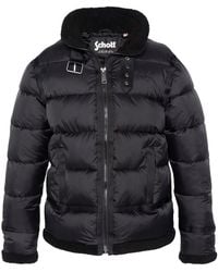 Schott Nyc - Idak Puffer Bomber Jacket - Lyst