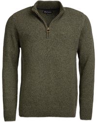 Barbour - Tisbury Half Zip Sweater - Lyst