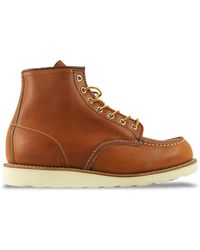 Red Wing 875 6" Moc Toe Leather Boot - Brown