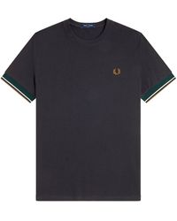 Fred Perry - Twin Tipped Cuff T-Shirt - Lyst