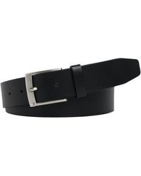tommy hilfiger black leather belt