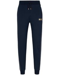 BOSS - Cotton Blend Jogger - Lyst