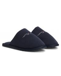 Tommy Hilfiger Embroidery Home Slippers Desert Sky - Blue