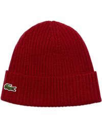 lacoste red cap