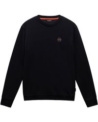 Napapijri - B-Badge Loopback Crew Sweat - Lyst