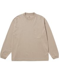 Snow Peak - Og Mercerized Long Sleeve T-Shirt - Lyst