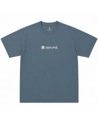 Snow Peak - Soft Cotton Logo T-Shirt - Lyst