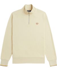 Fred Perry - Half Zip Sweat - Lyst