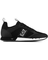 EA7 Armani Ea7 Lifestyle Mesh Sneakers - Black