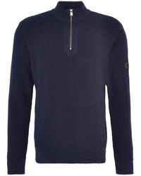Barbour - Crawley Half-Zip Knit - Lyst
