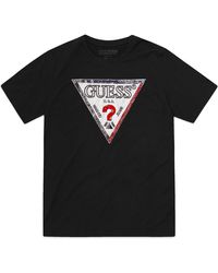 mens white guess t shirt