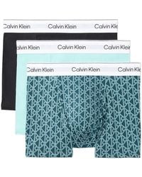 Calvin Klein - 3 Pack Icon Cotton Stretch Relaxed Fit Trunk - Lyst