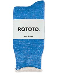 RoToTo - Double Face Merino Wool Crew Socks - Lyst