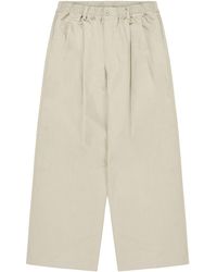 KAPPY DESIGN - Two Tuck Wide Cn Pants - Lyst