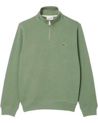 Lacoste - Sh1927 Quarter Zip Sweatshirt - Lyst