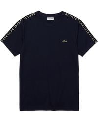 Lacoste Tape T Shirt Th 7079 Navy - Blue